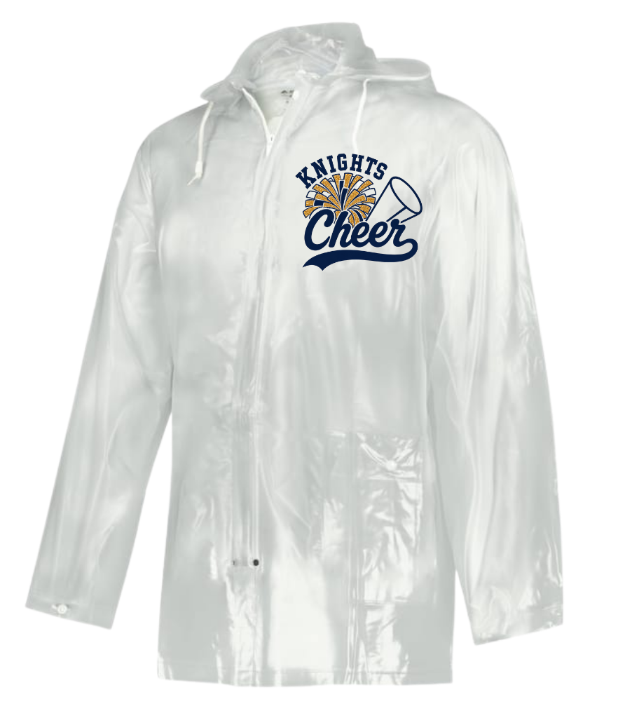 Knights Cheer Clear Rain Jacket