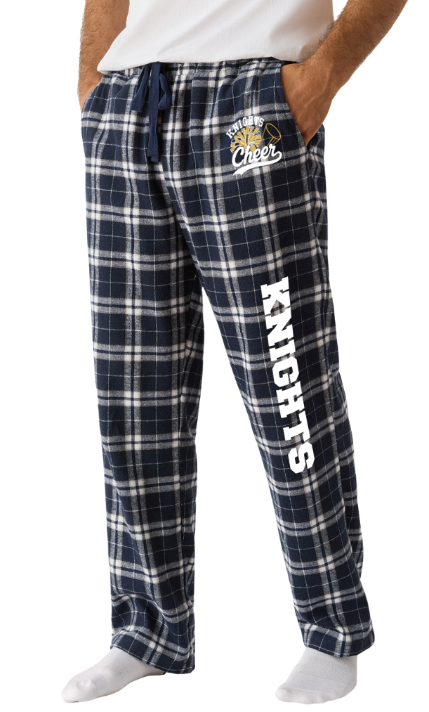 Knights Cheer Flannel Pajama Pants