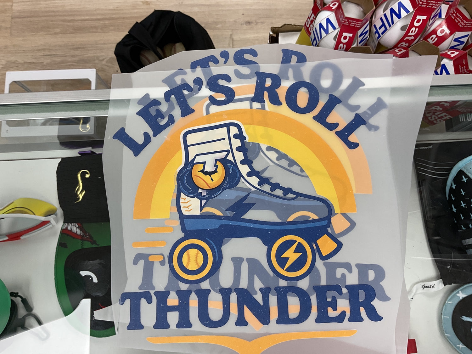 Let’s roll thunder -t-shirt print (large) image 0