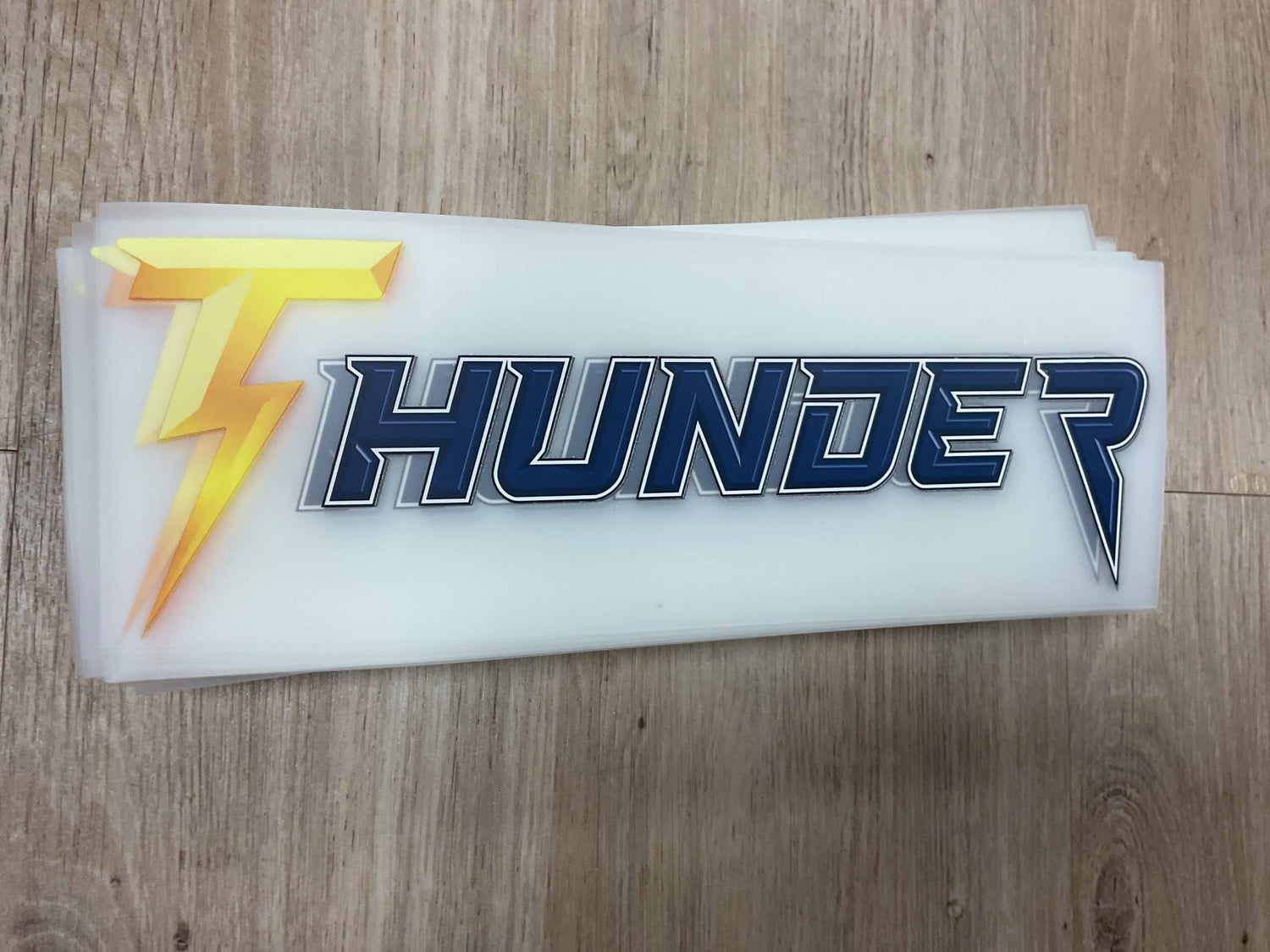 Thunder logo - t-shirt print (large) image 0
