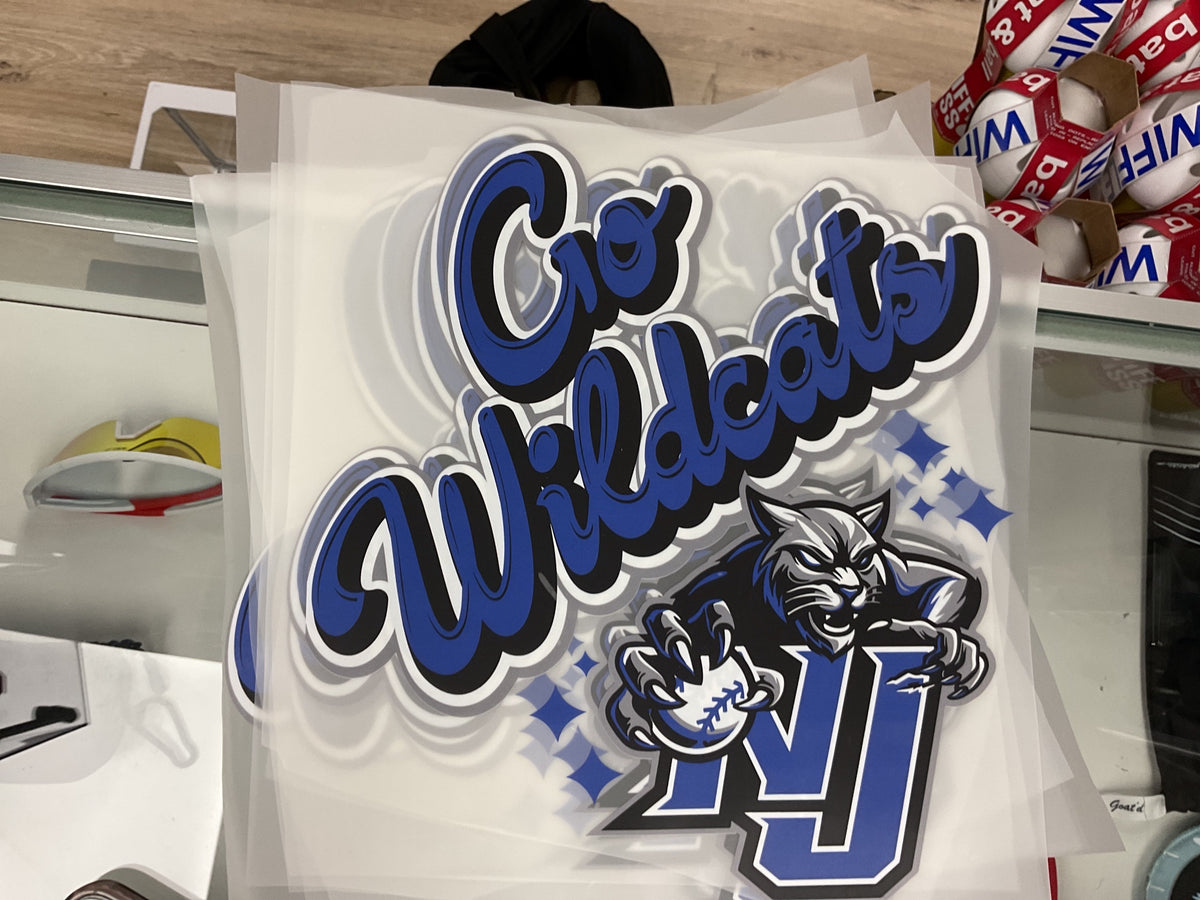 Go wildcats - t-shirt print (large)  image 0