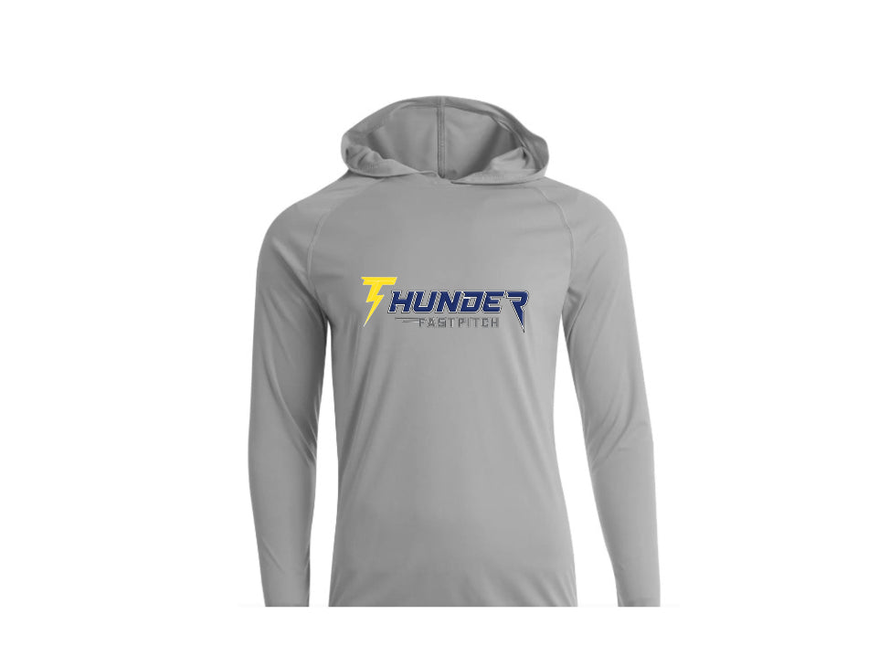 Cooling Performance Long Sleeve Hooded Tee (youth and adult) image 1