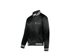 Satin Baseball Jacket With Embroidered Logo (adult) image 0