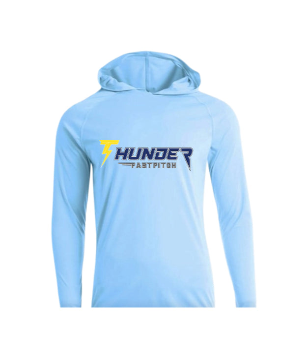 Cooling Performance Long Sleeve Hooded Tee (youth and adult) image 0
